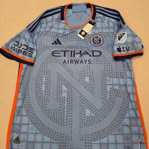 NYCFC Adidas Authentic 2024 Home Jersey, Men's Size 2XL- New W/ Tags!